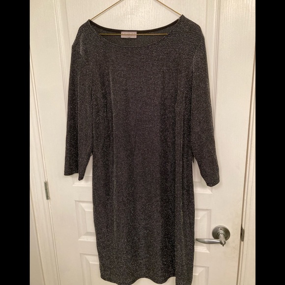 Laura Plus Dresses & Skirts - Ladies Laura Plus Silver/Black Dress.  Does not come with belt.  Size 2X.